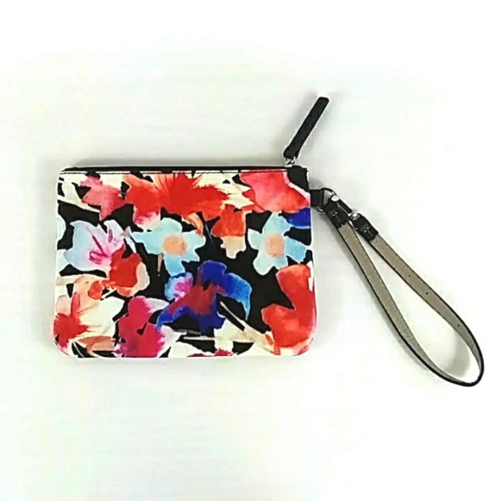 BEAUTIFUL! NWOT LODIS GLAZED LEATHER WATERCOLOR PATTERN WRISTLET - Picture 5 of 7
